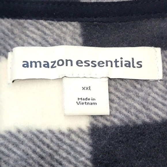 BUNDLE/LOT XXL Comfy Buffalo Check Fleece Zip-Up Vest w/Zip-Up Pockets EUC - Picture 11 of 13